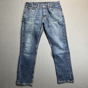 Levi's 511 Slim Fit Medium Wash Denim Blue Jeans Size 34x30